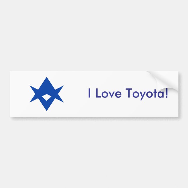 Autocollant De Voiture Sticker Flag of Toyota City, Japan (Devant)