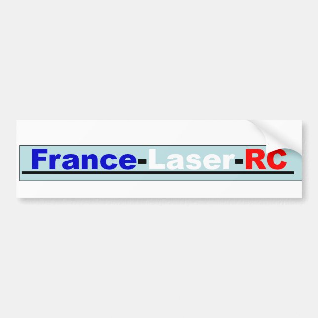 Autocollant De Voiture Sticker France Laser RC (Devant)
