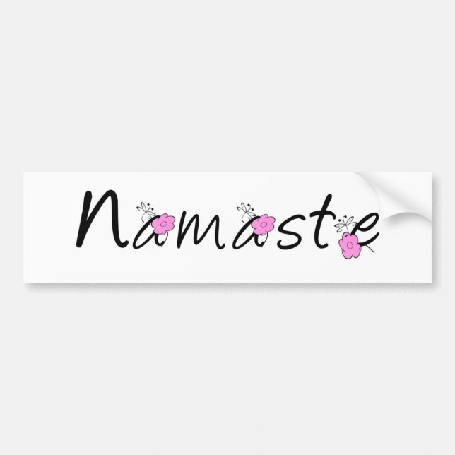 Autocollant De Voiture Sticker Namaste Yoga (Devant)