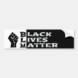 Autocollant De Voiture Sticker pare-chocs avec message Black Lives Matt
