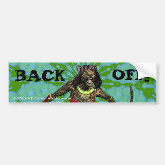Autocollant De Voiture Sticker pare-chocs "Back Off"