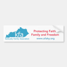 Sticker pare-chocs de marque KFA