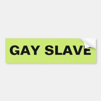 Autocollant De Voiture Sticker pare-chocs Gay Esclave