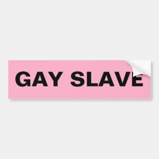 Autocollant De Voiture Sticker pare-chocs Gay Esclave
