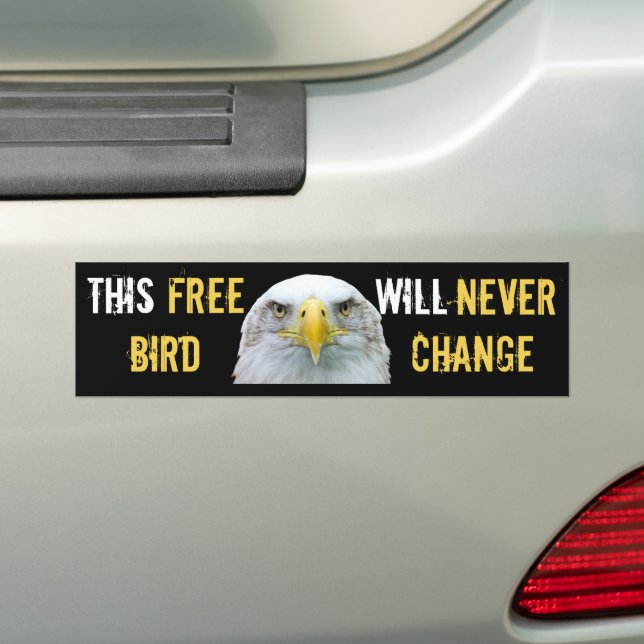 Autocollant De Voiture Sticker pare-chocs gratuit pour oiseaux (En voiture)