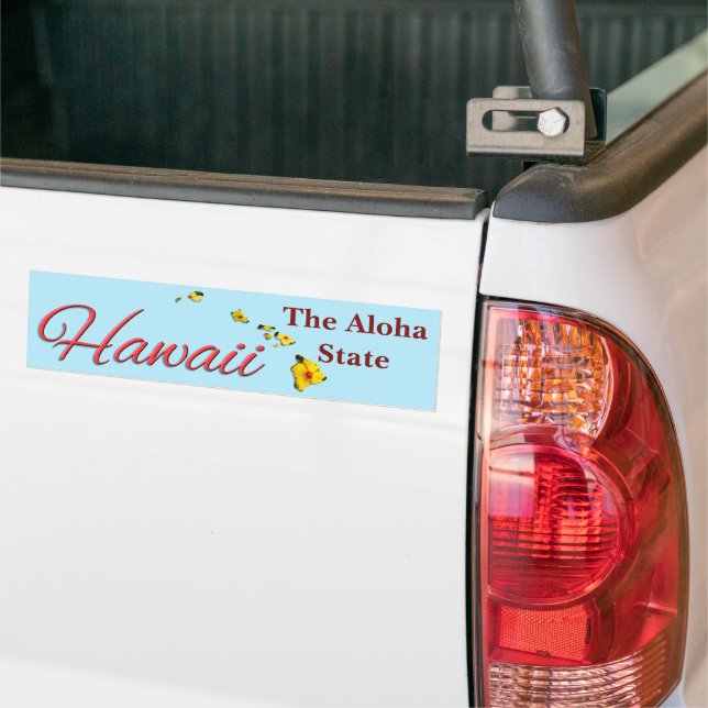 Autocollant De Voiture Sticker pare-chocs - HAWAII (Sur camion)