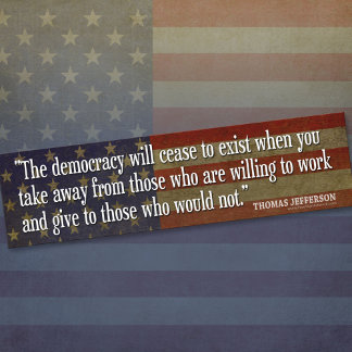 Autocollant De Voiture Sticker pare-chocs Jefferson