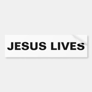 Autocollant De Voiture Sticker pare-chocs "Jesus Lives"