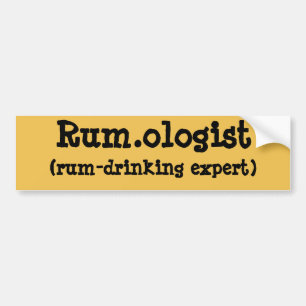 Autocollant De Voiture Sticker pare-chocs Rum.ologist