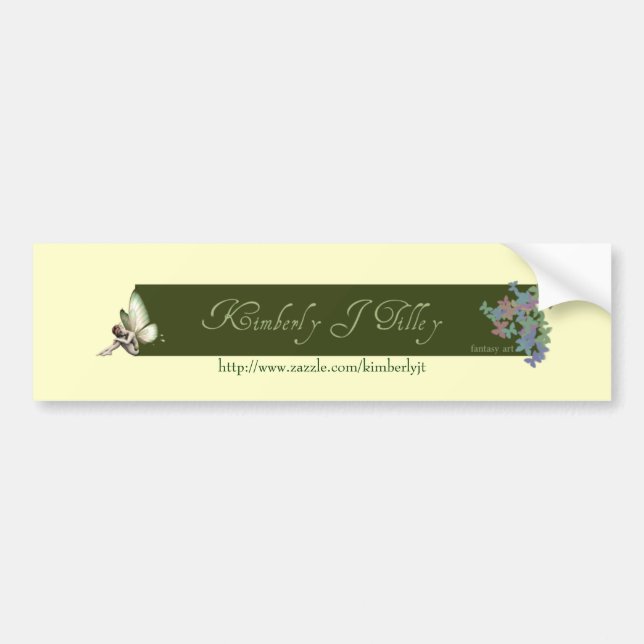 Autocollant De Voiture Sticker pare-chocs Shy Fairy Store (Devant)