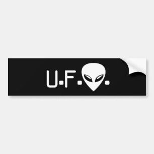 Autocollant De Voiture Sticker pour pare-chocs Alien UFO
