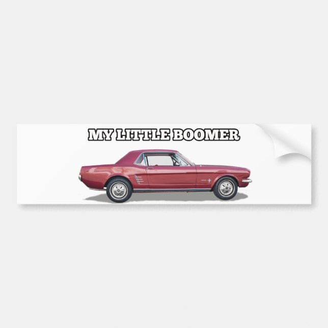 Autocollant De Voiture Sticker pour pare-chocs My Little Boomer (Devant)