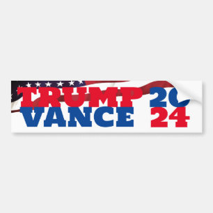 Autocollant De Voiture Sticker pour pare-chocs Trump Vance 2024