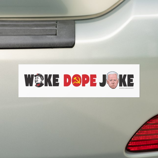 Autocollant De Voiture Sticker pour pare-chocs Woke Dope (En voiture)