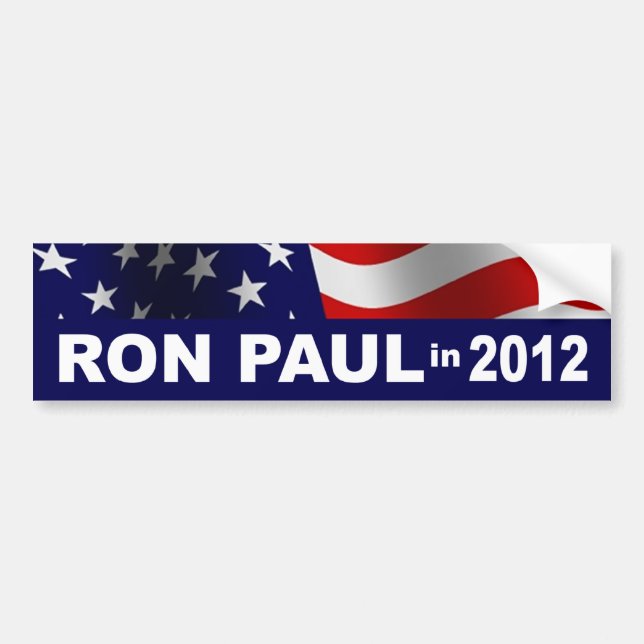 Autocollant De Voiture Sticker Ron Paul Bumper (Devant)