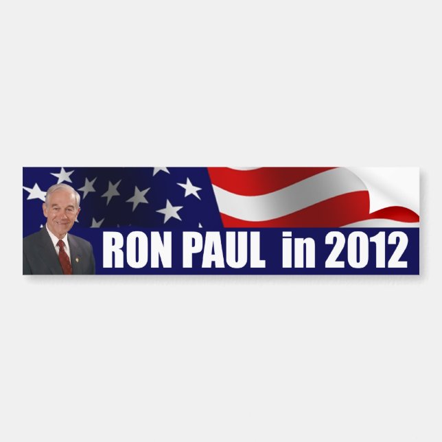 Autocollant De Voiture Sticker Ron Paul Bumper (Devant)