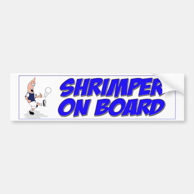 Autocollant De Voiture Sticker Shrimper (Devant)