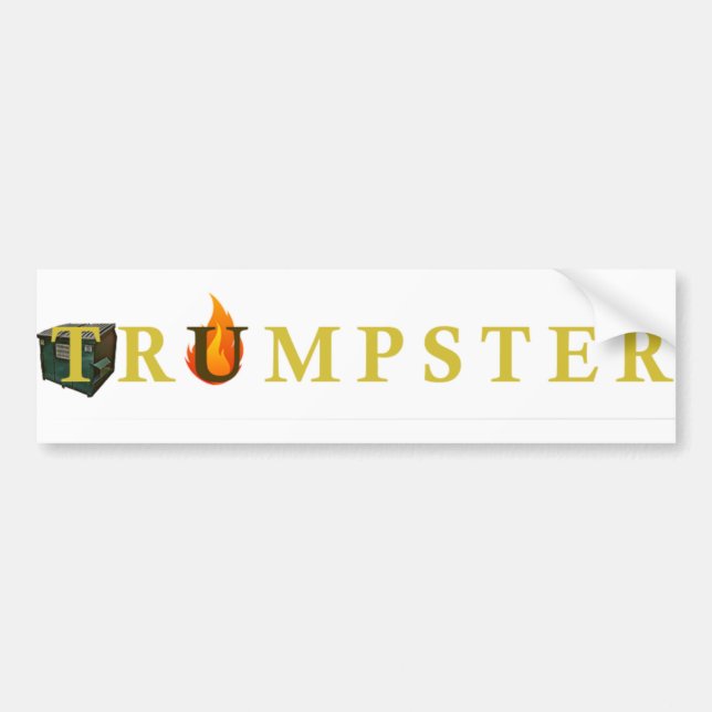 Autocollant De Voiture Sticker Trumpster Pour Les Puisseuses (Devant)