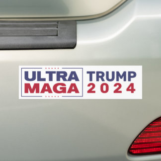 Autocollant De Voiture Sticker Ultra MAGA Trump 2024Bumper