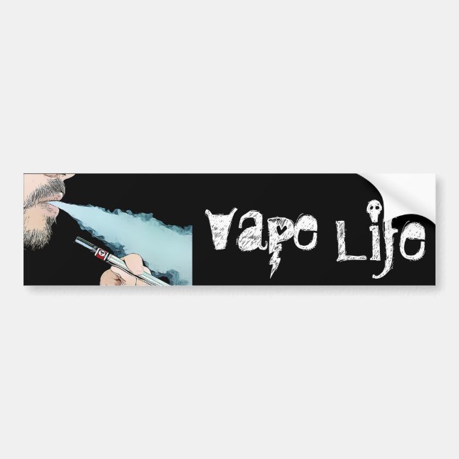 Autocollant De Voiture Sticker Vaping Vape Vaping Vaping Vaping Pen Vapin (Devant)