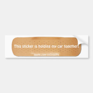 Autocollant De Voiture Sticker voiture Bandaid drôle