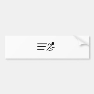 Autocollant De Voiture Stickman fonctionnant