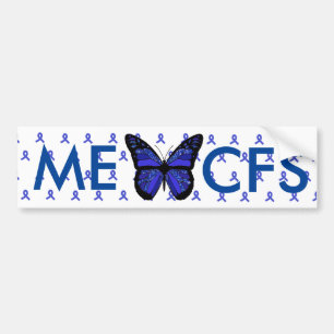 Autocollant De Voiture Sticleur pare-chocs ME/CFS Blue Awareness