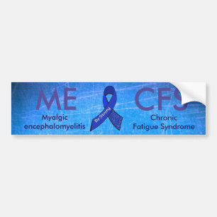 Autocollant De Voiture Sticleur pare-chocs ME/CFS Blue Awareness
