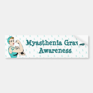 Autocollant De Voiture Sticule pare-chocs Myasthenia Gravis Awareness