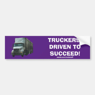 Autocollant De Voiture Sticule pare-chocs pour camion de fret blanc