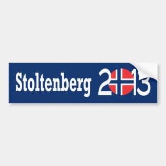 Autocollant De Voiture Stoltenberg 2013