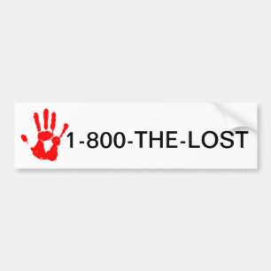 Autocollant De Voiture Stop Child / Human Trafficking 1-800-THE-LOST