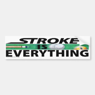 Autocollant De Voiture Stroke is Everything 9 Ball