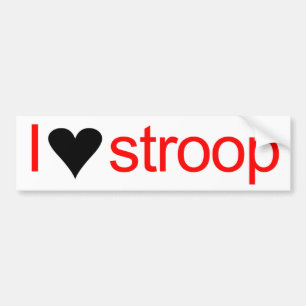 Autocollant De Voiture Stroop du coeur I