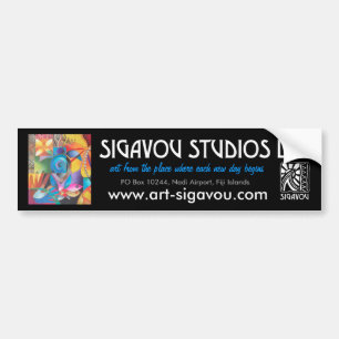AUTOCOLLANT DE VOITURE STUDIOS DE SIGAVOU