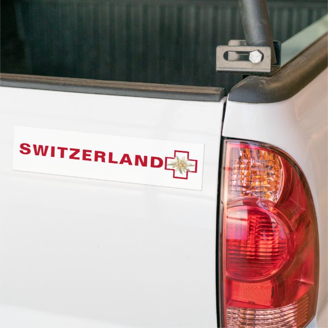 Autocollant De Voiture Suisse Edelweiss Schweiz SWISS Suisse (Sur camion)
