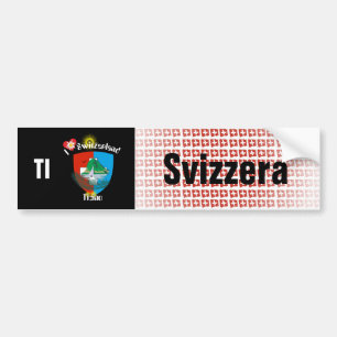 Autocollant De Voiture Suisse Svizzera Suisse Tessin