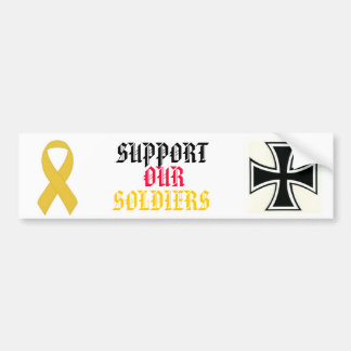 AUTOCOLLANT DE VOITURE SUPPORT OUR SOLDIERS