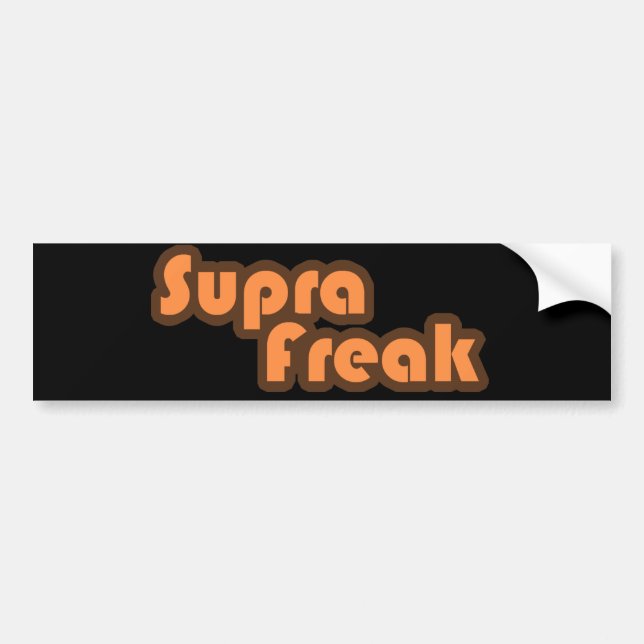 Autocollant De Voiture Supra Freak (Devant)