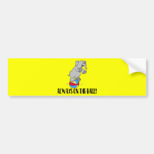 Autocollant De Voiture Sur l'éléphant de boule