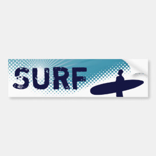 Autocollant De Voiture surf ensoleillé