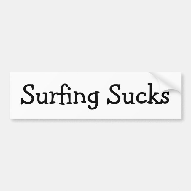Autocollant De Voiture Surfer suce (Devant)