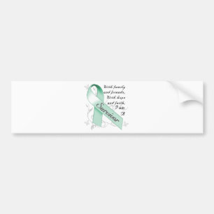 Autocollant De Voiture Survivant de Cancer ovarien
