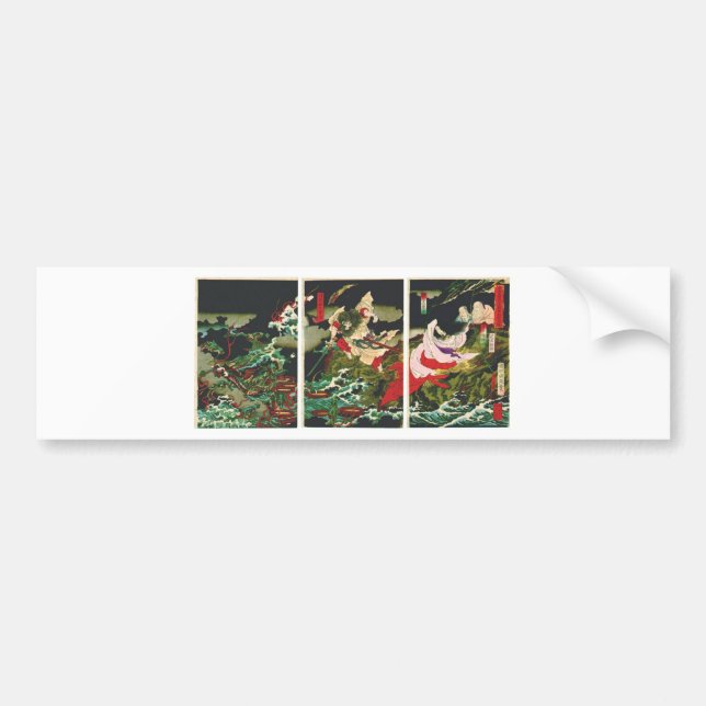 Autocollant De Voiture Susano massacrant les Yamata-aucunes-Orochi années (Devant)