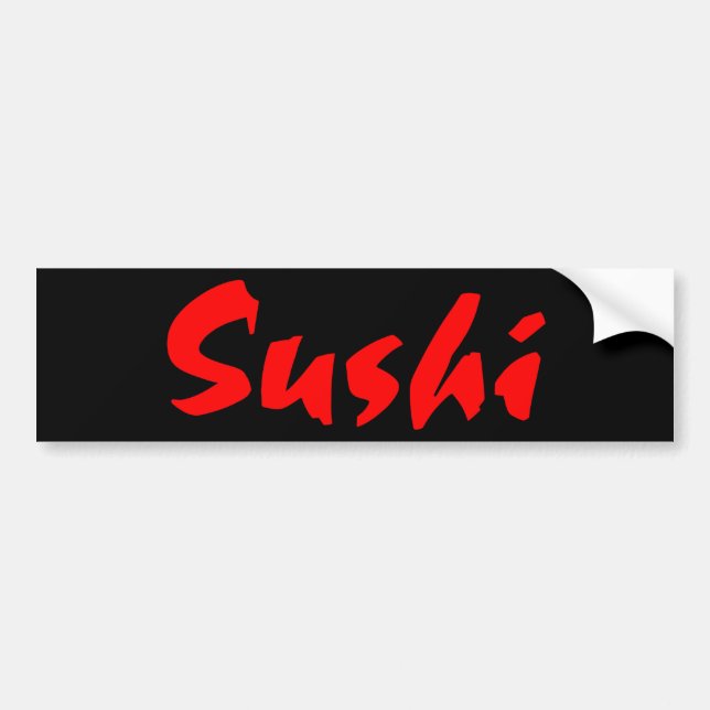 Autocollant De Voiture Sushi (Devant)