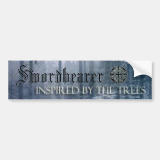 Autocollant De Voiture Swordbearer "a inspiré adhésif pour pare-chocs par