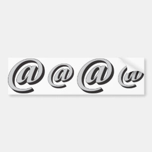 Autocollant De Voiture Symbole 3D d'email