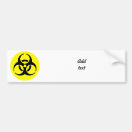 Autocollant De Voiture Symbole BioHazard
