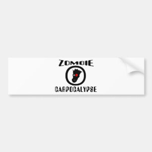 Autocollant De Voiture Symbole de Carpocalypse de zombi