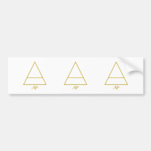 Autocollant De Voiture Symbole d'élément d'air de Falln Pagan